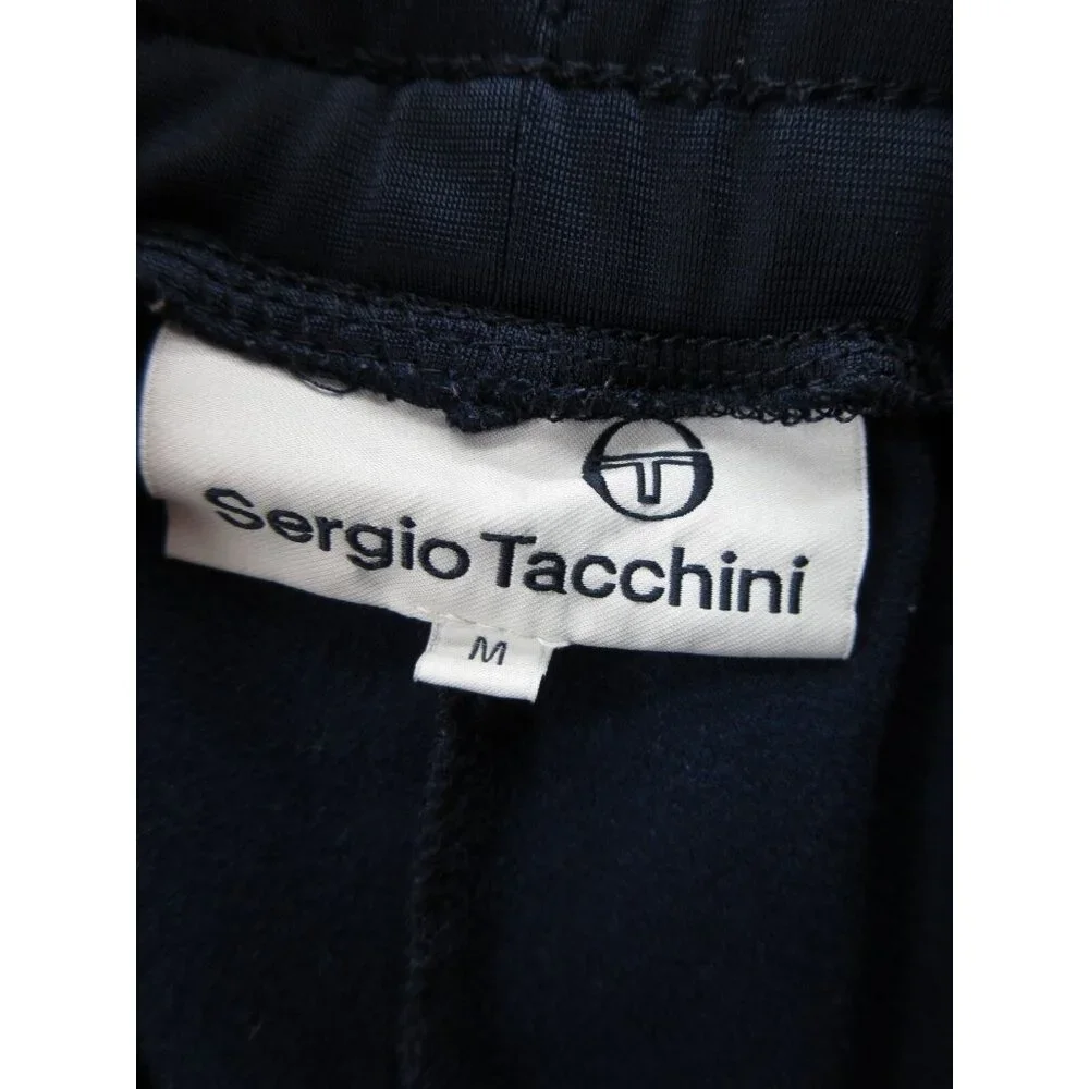 Sergio Tacchini Pants Medium Track Tennis Warm Up Ankle Zip Joggers - Picture 10 of 12